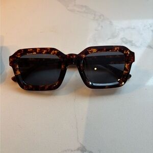Meller Neyah Tortoiseshell Square Frame Sunglasses - Women Accessories